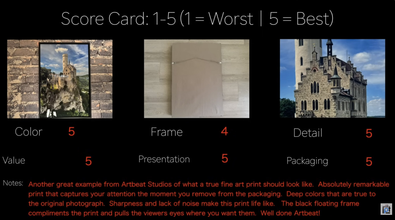 artbeat studios hd metal print review scorecard