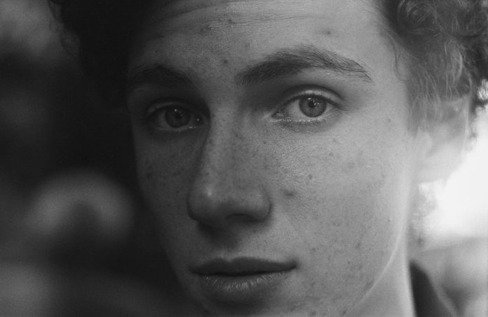 fill the frame black and white portrait