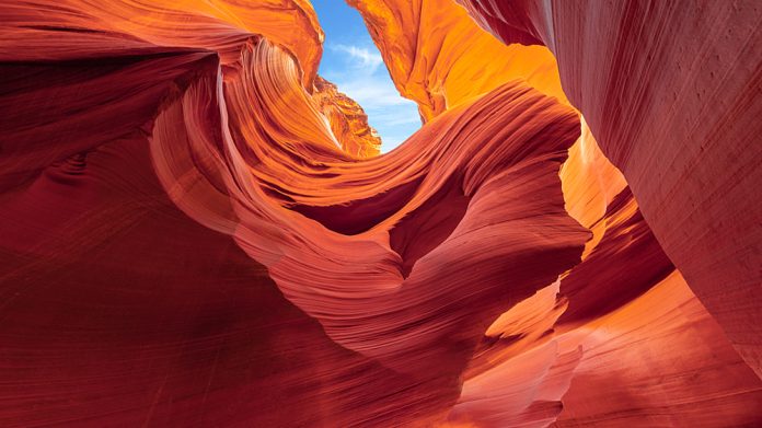Scenic Antelope Canyon near Page, Arizona USA