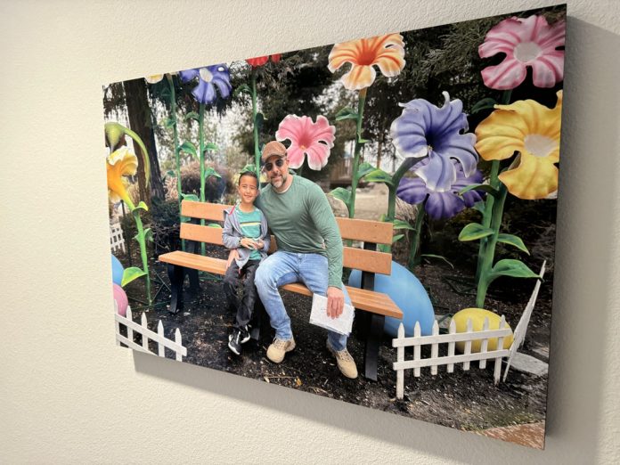 shiny prints metal print alex and caleb